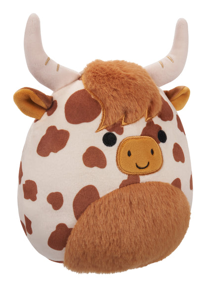 Squishmallows - 8in Alonzo the Brown Highland Cow