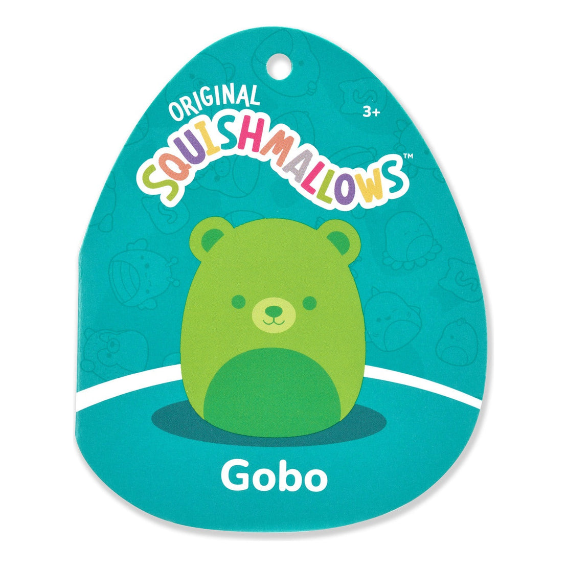 Squishmallows Gobo the Green Neon Bear 8-Inch Plush