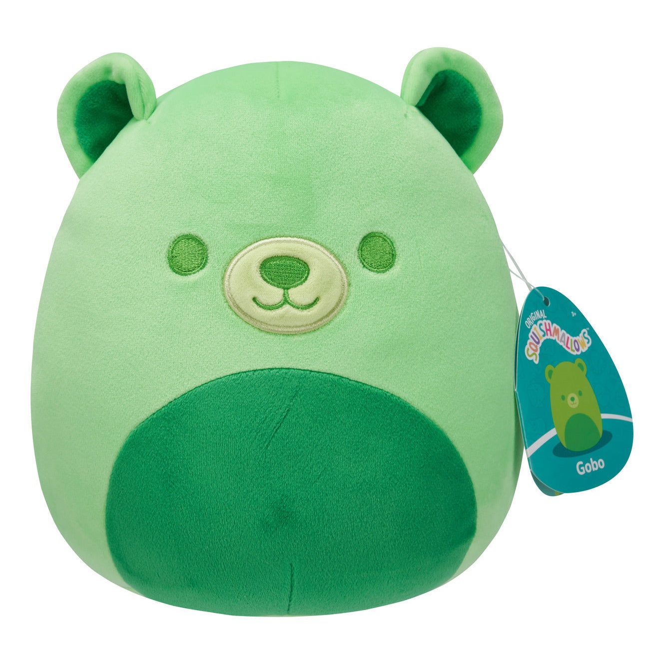 Squishmallows Gobo the Green Neon Bear 8-Inch Plush