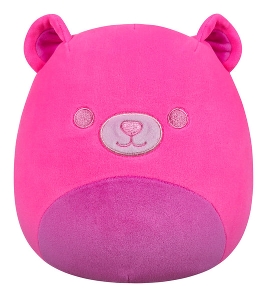 Squishmallows - 8in Livo the Pink Neon Bear