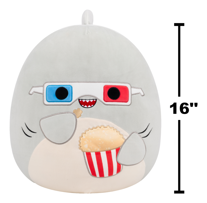 Squishmallows - 16in Gordon the Grey Shark