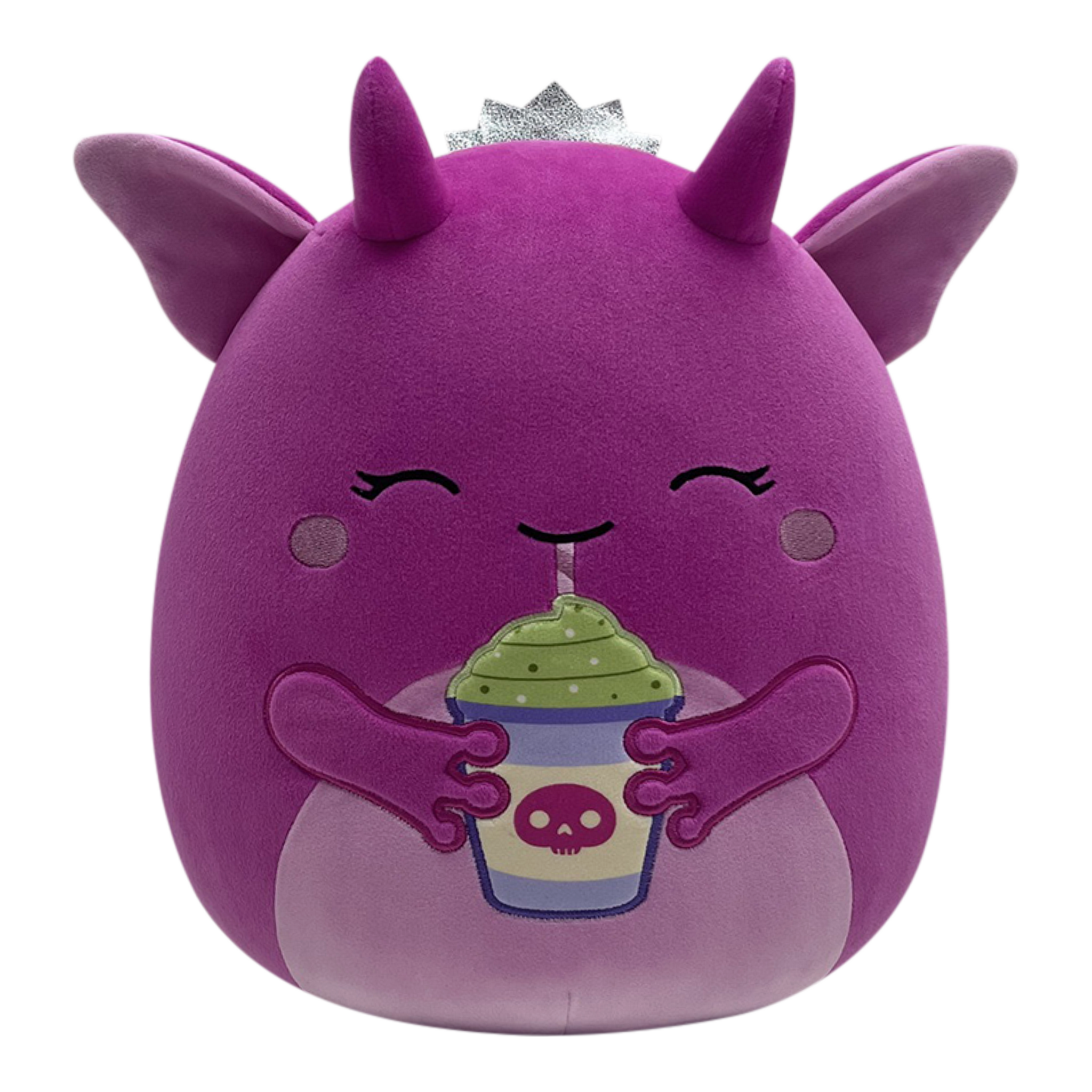 Squishmallows Loca the Hot Pink Goblin Princess 12-Inch Plush
