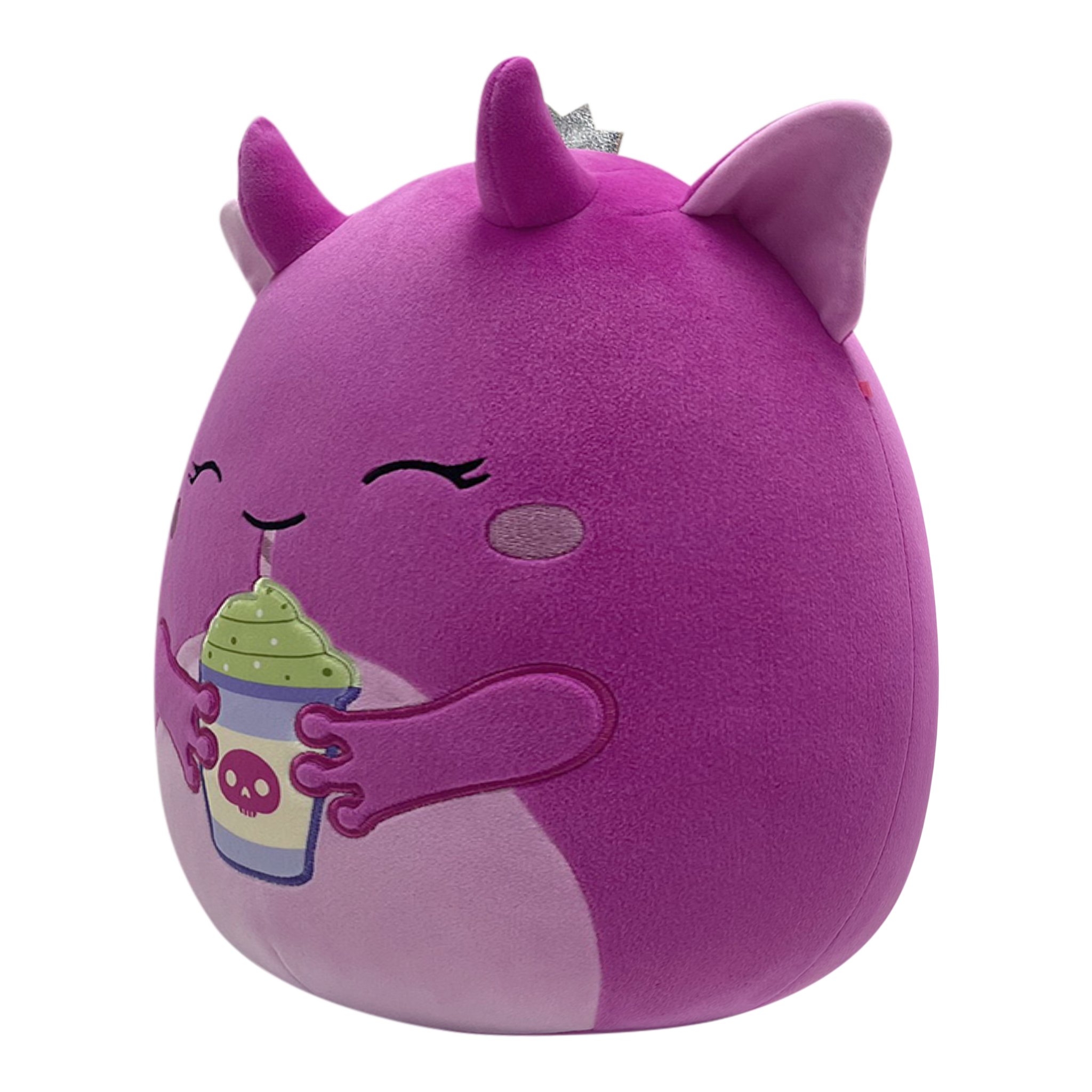 Squishmallows Loca the Hot Pink Goblin Princess 12-Inch Plush