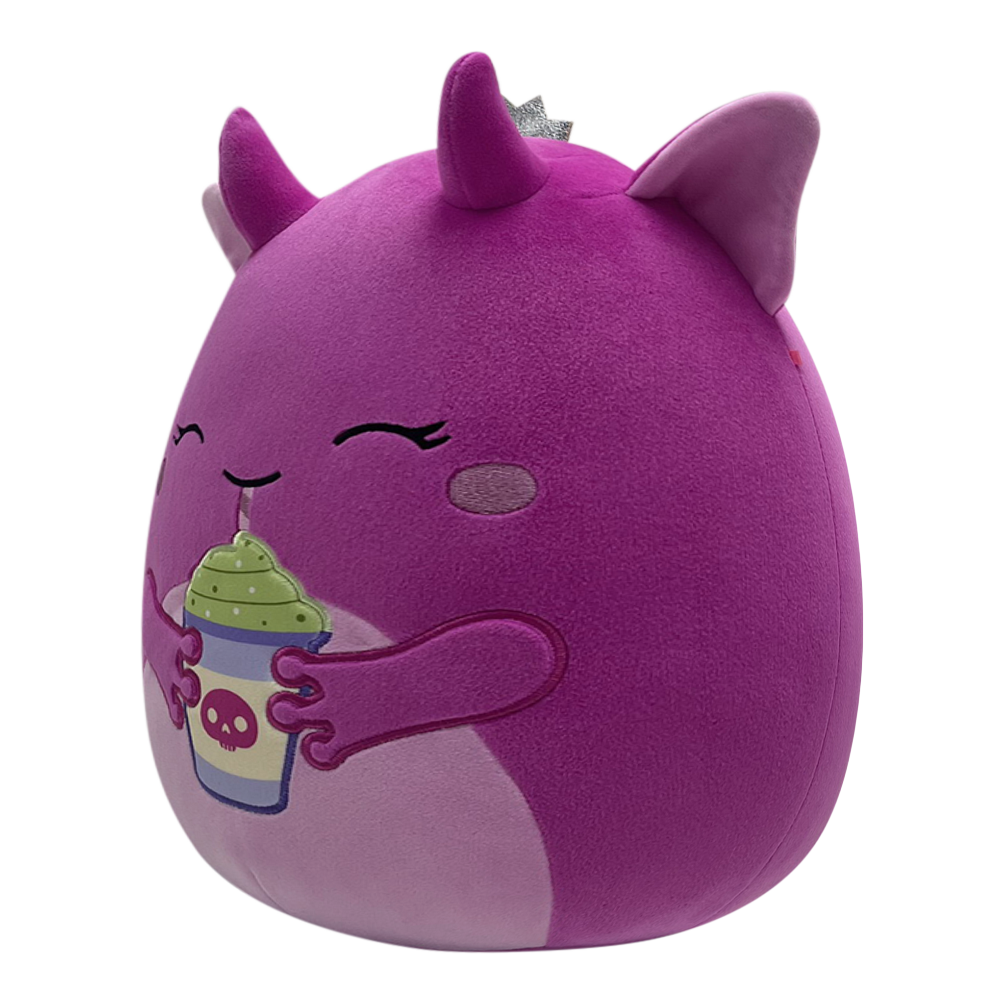 Squishmallows Loca the Hot Pink Goblin Princess 12-Inch Plush