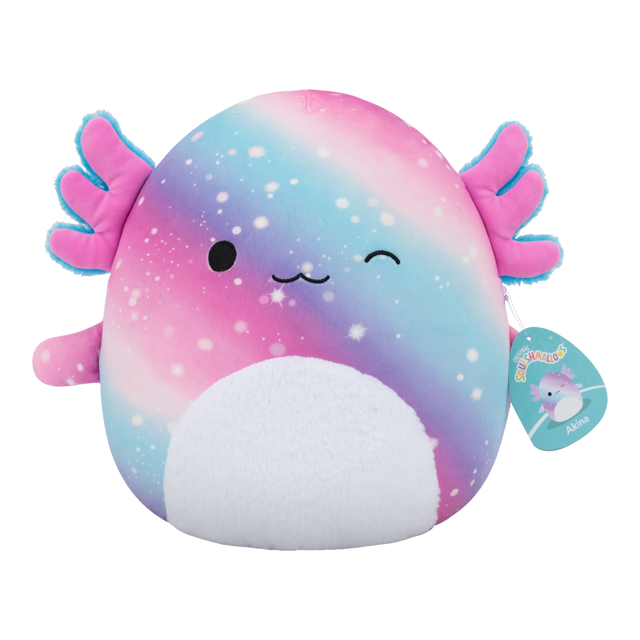 Squishmallows Akina the Axolotl 12-Inch Sleepamallows Plush