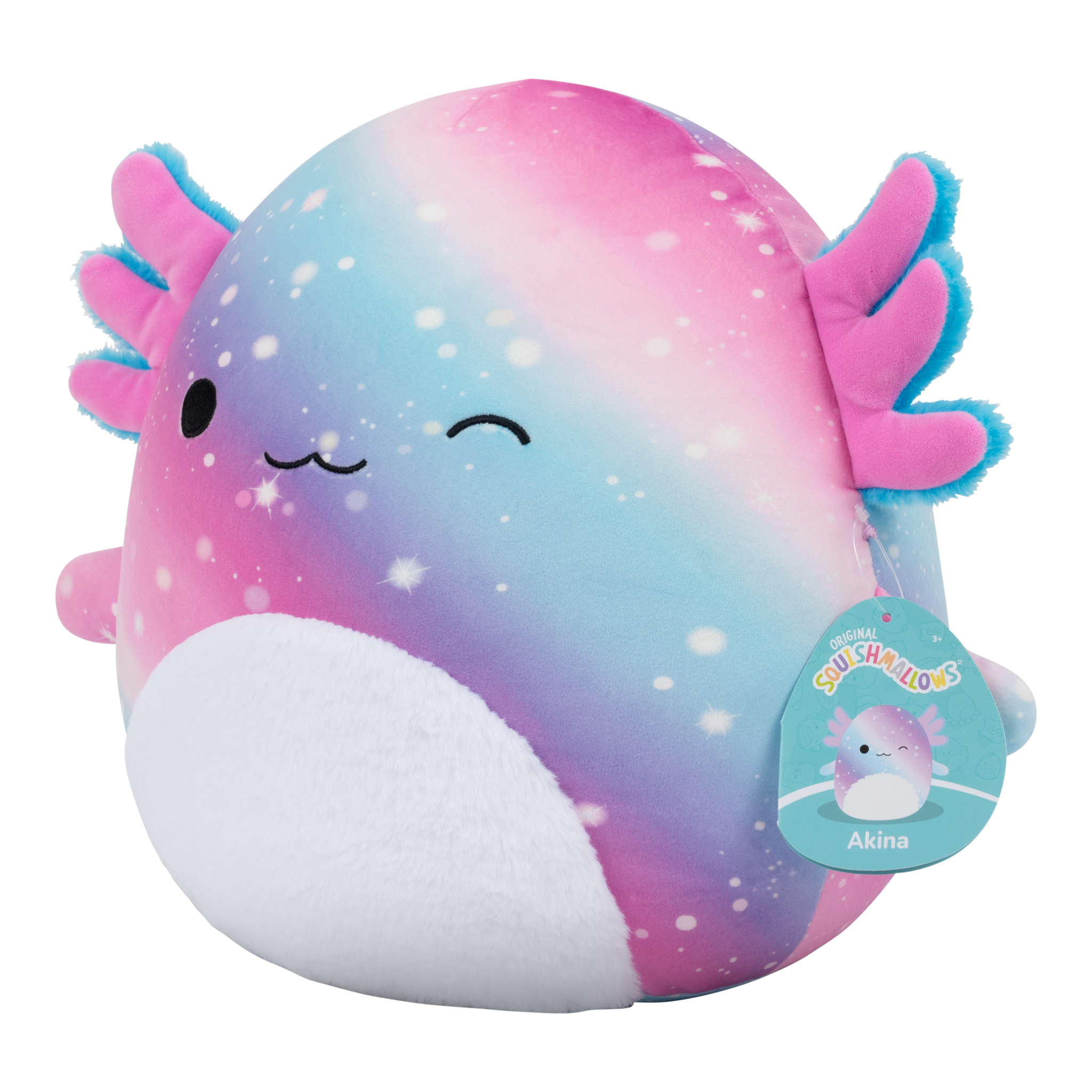Squishmallows Akina the Axolotl 12-Inch Sleepamallows Plush