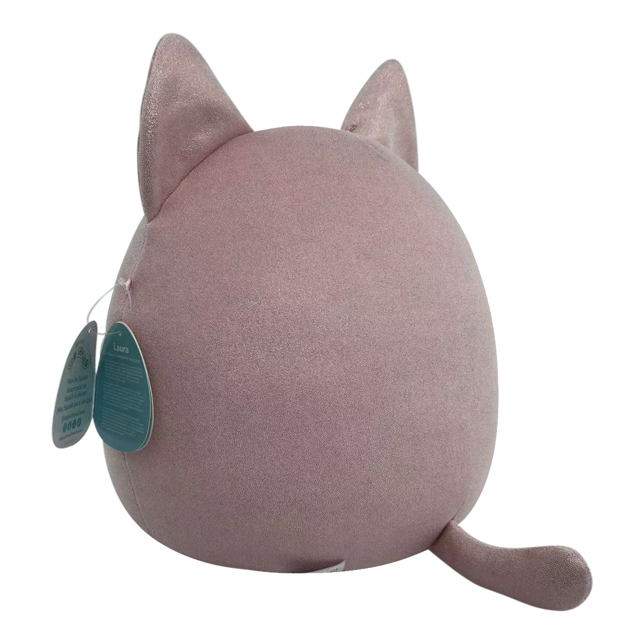 Squishmallows Laura Pink Tabby Cat 12-Inch Plush