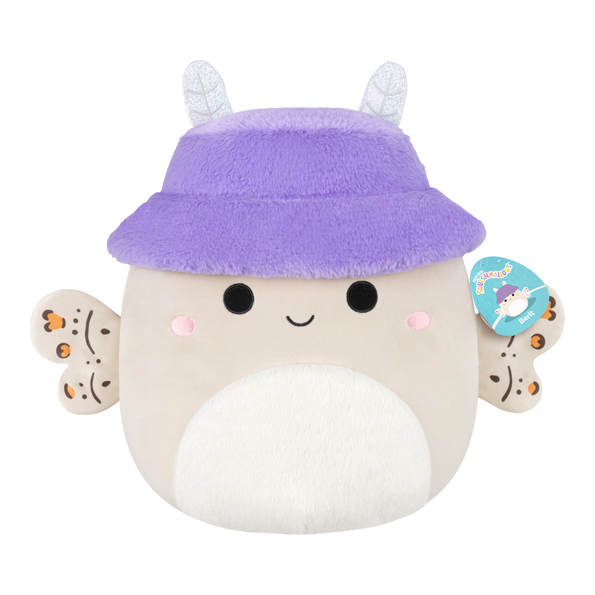 Squishmallows Berit the Cream Moth 16-Inch Plush