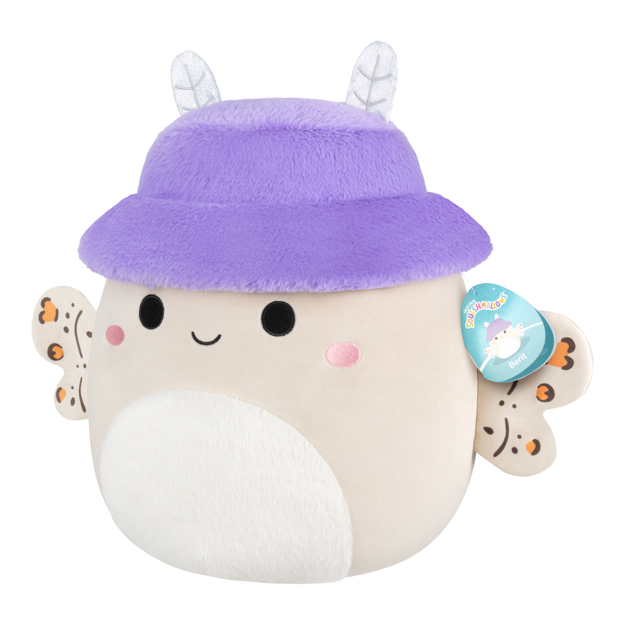 Squishmallows Berit the Cream Moth 16-Inch Plush