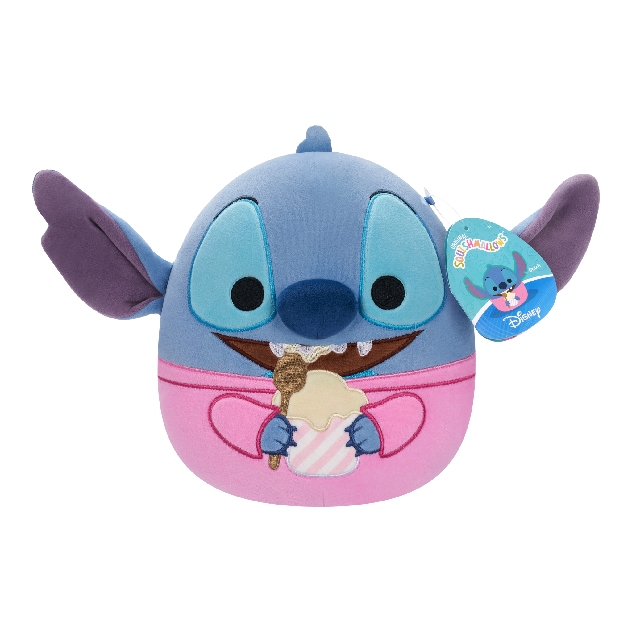 Squishmallows Disney Stitch Eating Ice Cream 8-Inch Plush