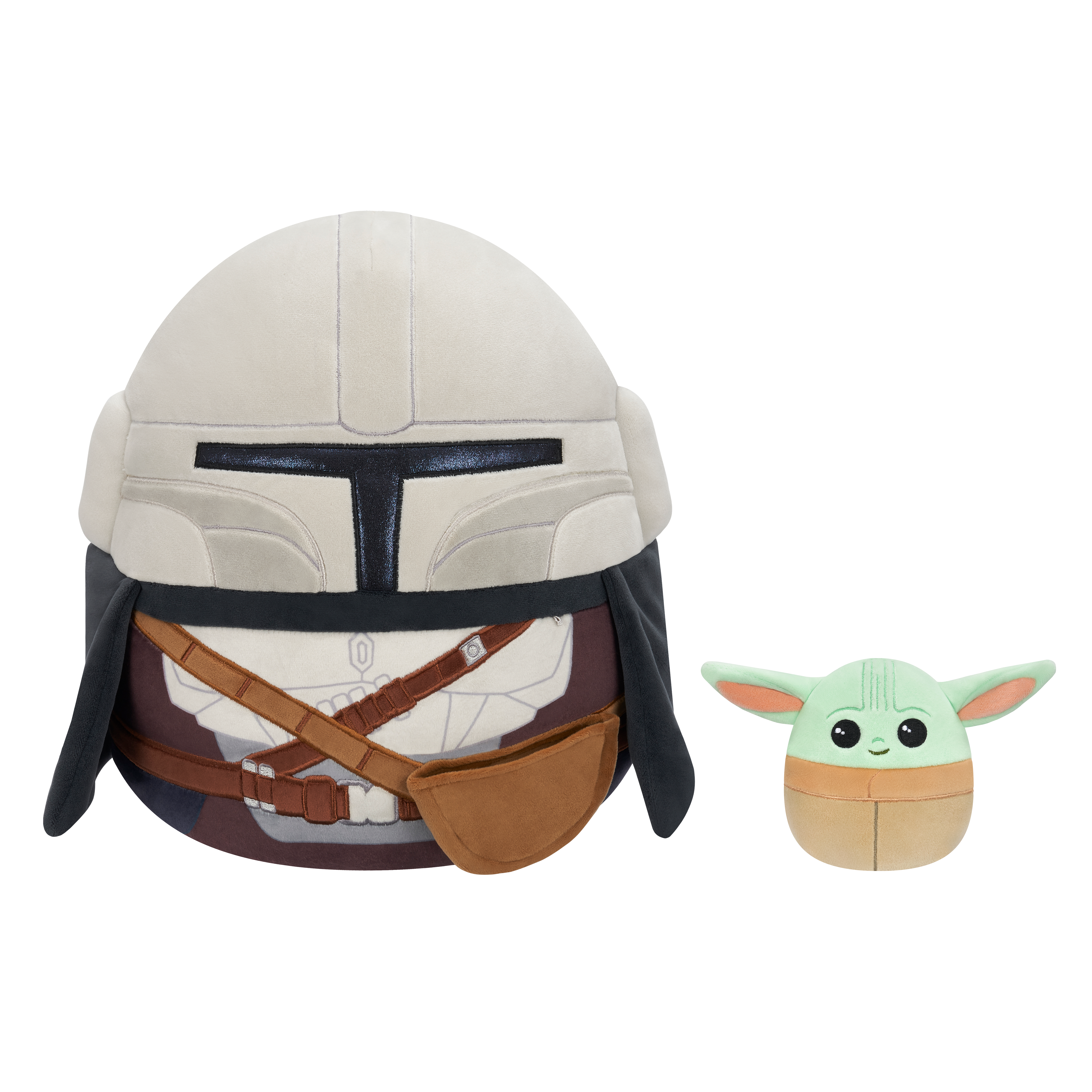 Squishmallows Star Wars The Mandalorian with Grogu Plush 2-Pack