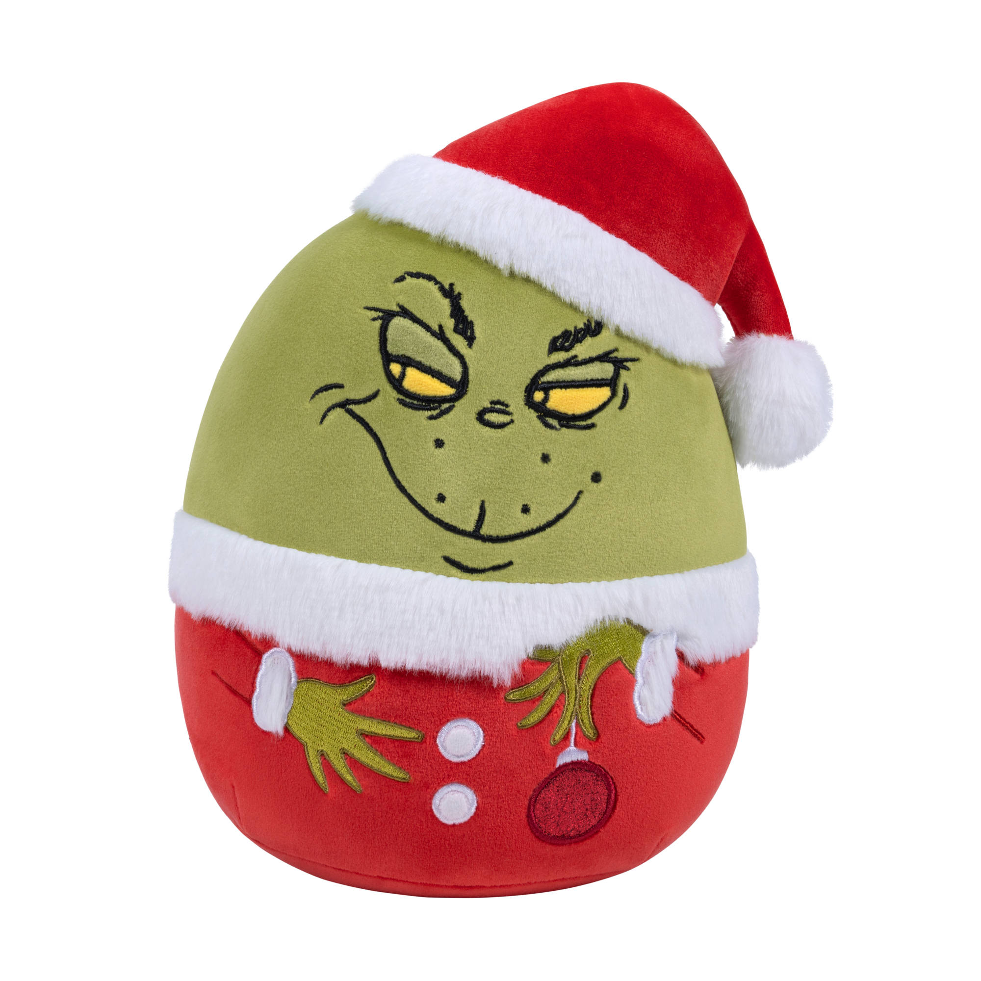 Squishmallows The Grinch in Santa Hat 8-Inch Plush