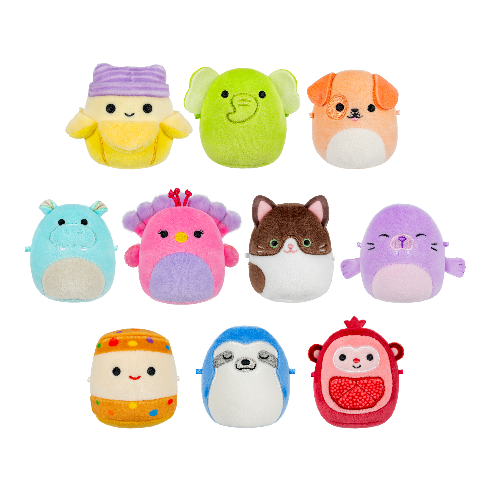 Squishmallows Micromallows 2.5-Inch Plush 10-Pack