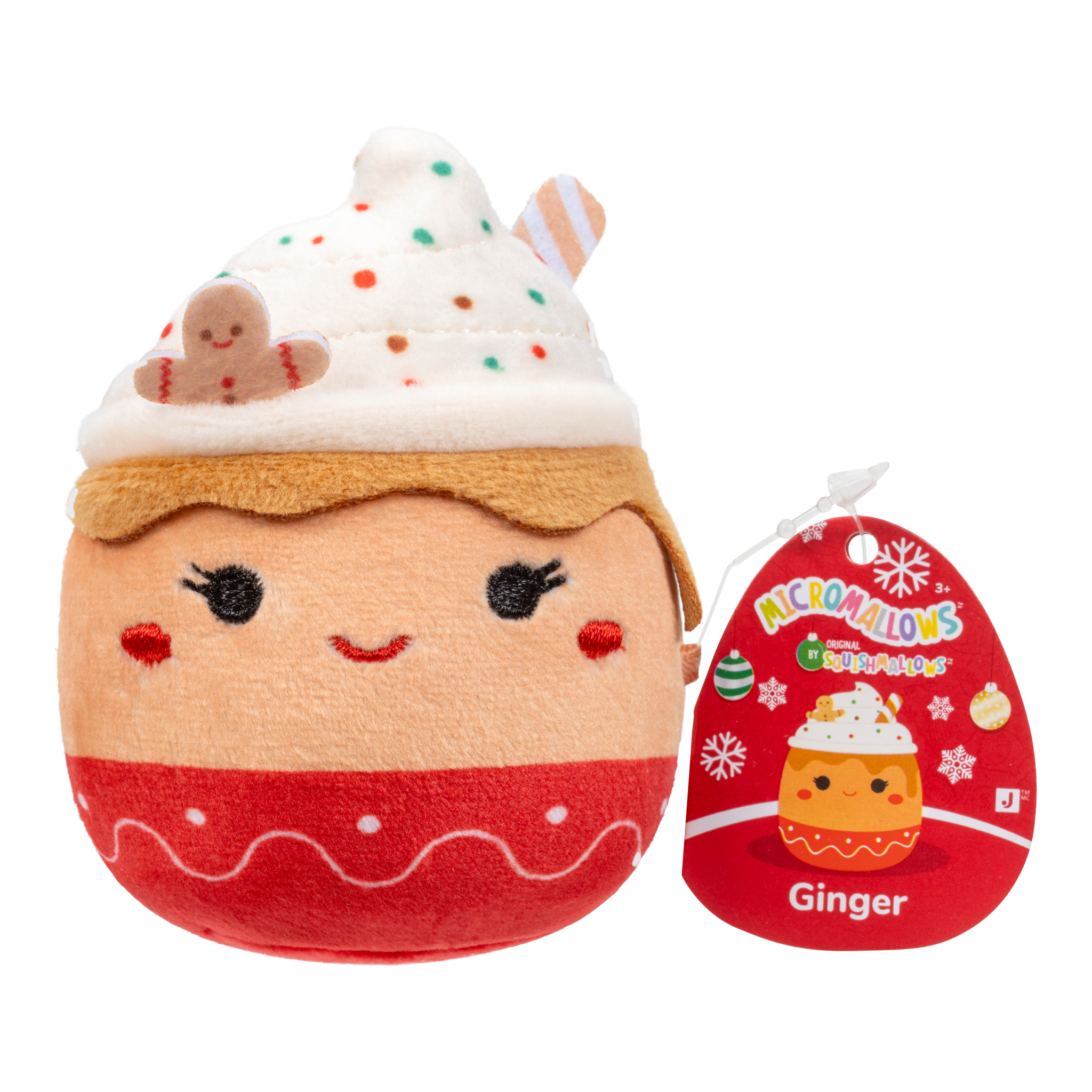 Squishmallows Micromallows Holiday Stocking with 4 Plush Toys
