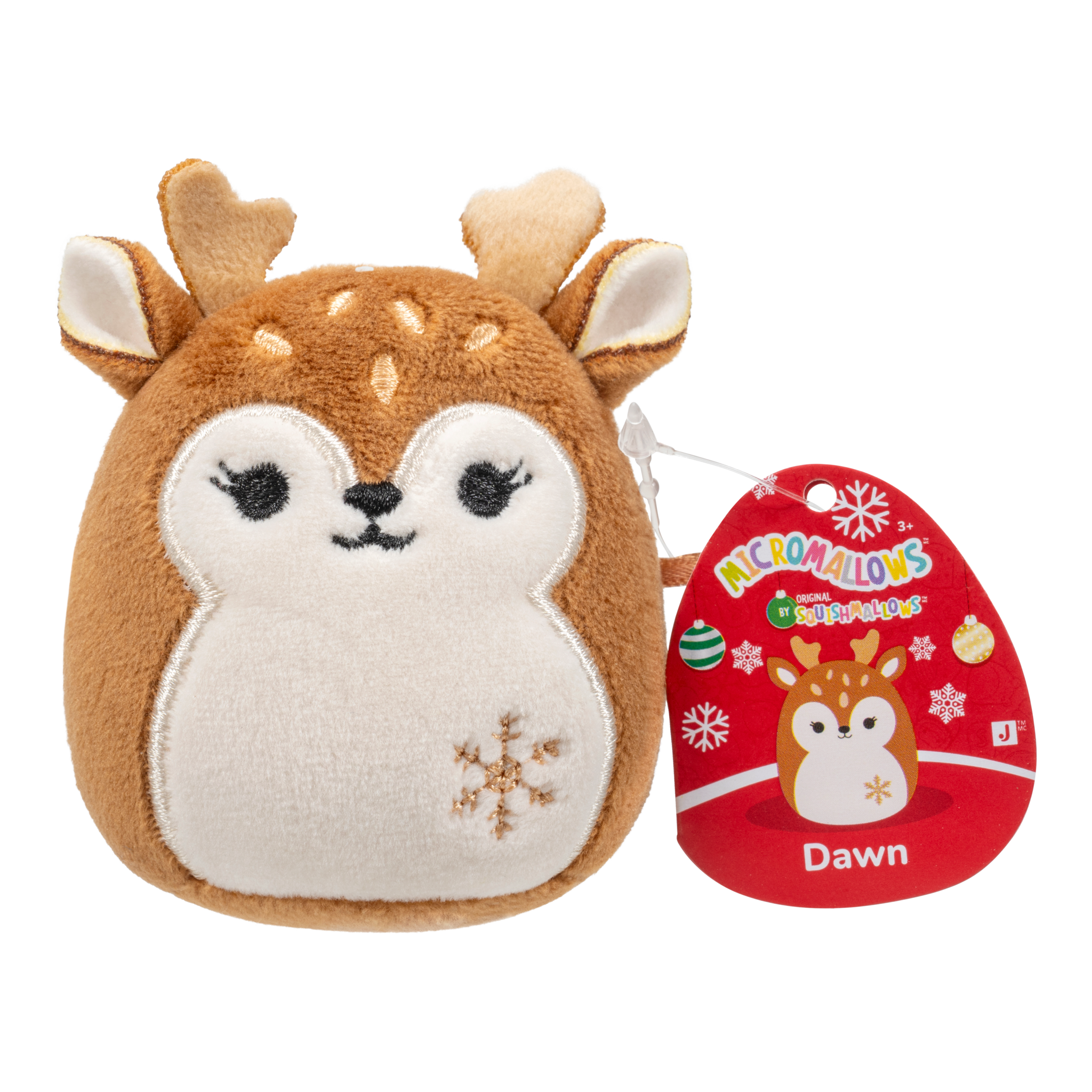 Squishmallows Micromallows Holiday Stocking with 4 Plush Toys