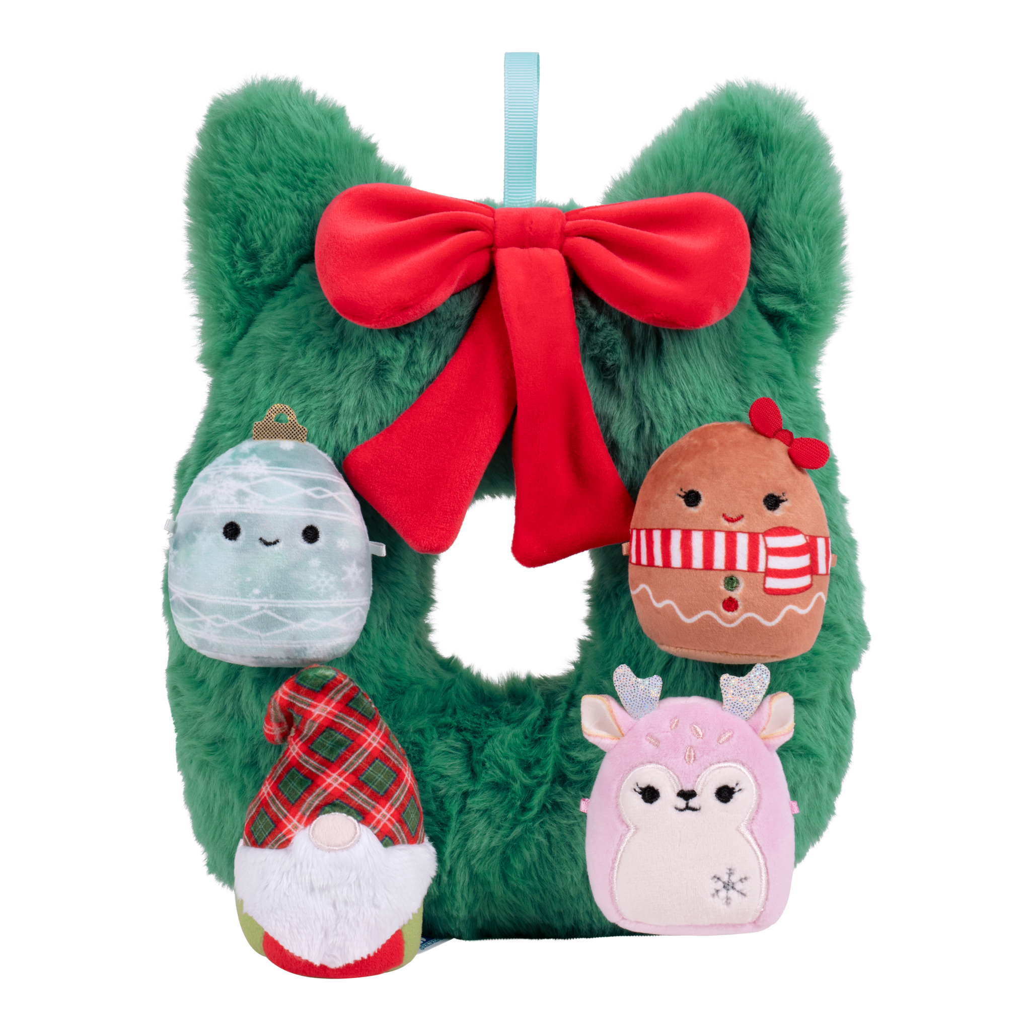 Squishmallows Micromallows Holiday Wreath 4-Pack Plush Set
