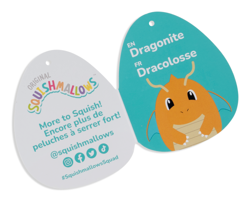 Squishmallows Pokemon 10in - Dragonite