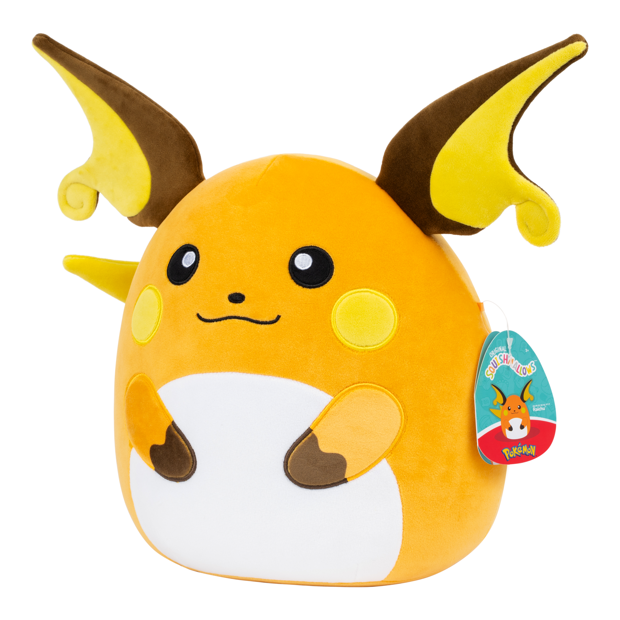 Squishmallows Pokémon Raichu 10-Inch Plush