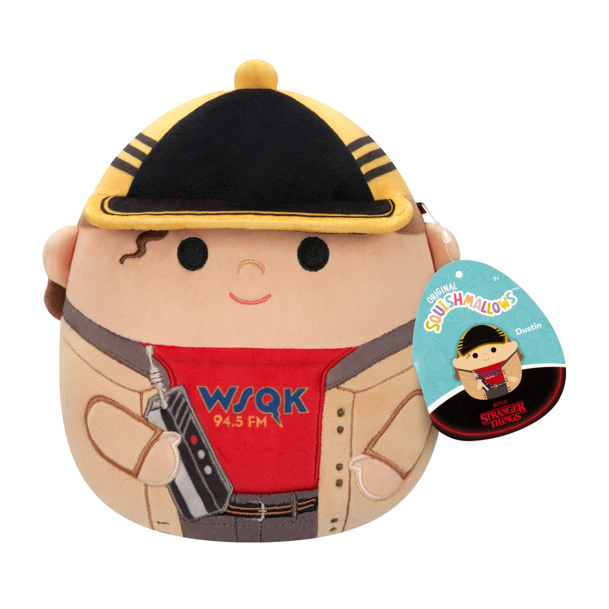 ** Squishmallows - 8in Stranger Things Dustin