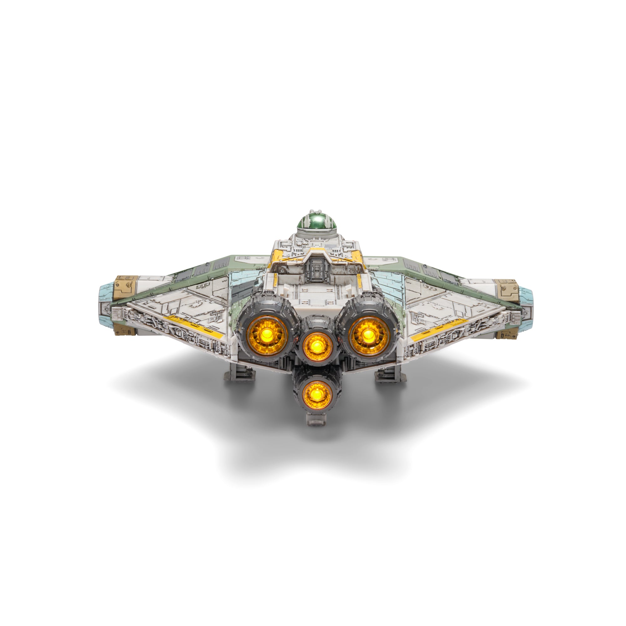 Star Wars Micro Galaxy Squadron The Ghost 15-Inch Vehicle with Lights, Sounds and 4 Figures