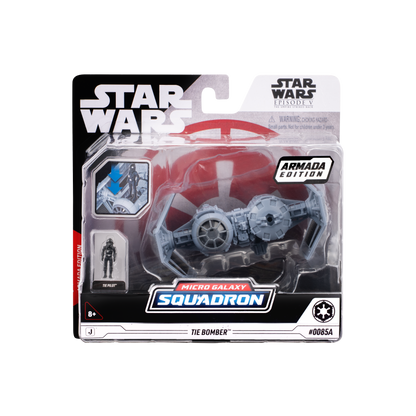Star Wars Micro Galaxy Squadron TIE Bomber Armada Edition with TIE Pilot