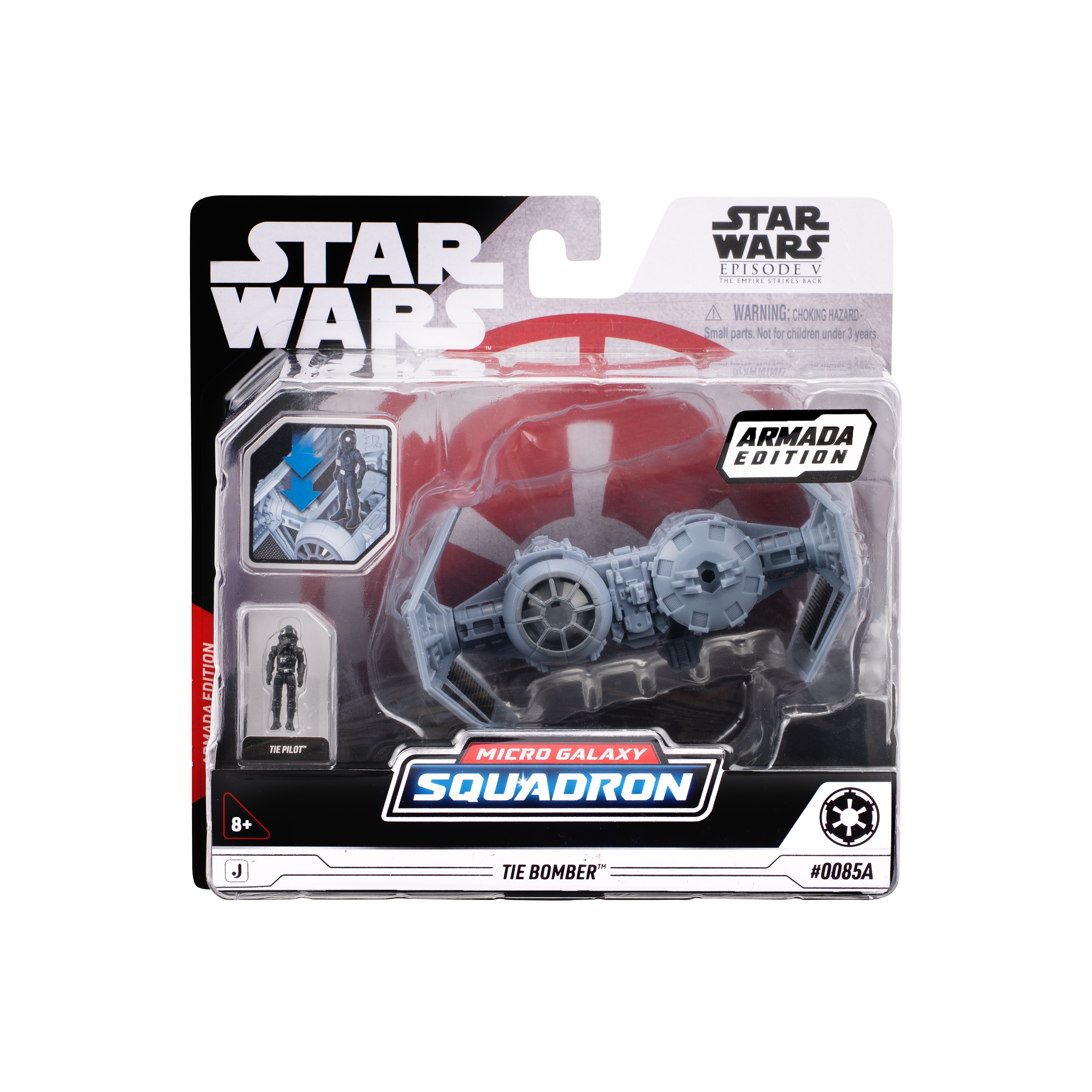 Star Wars Micro Galaxy Squadron TIE Bomber Armada Edition with TIE Pilot
