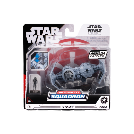 Star Wars Micro Galaxy Squadron TIE Bomber Armada Edition with TIE Pilot