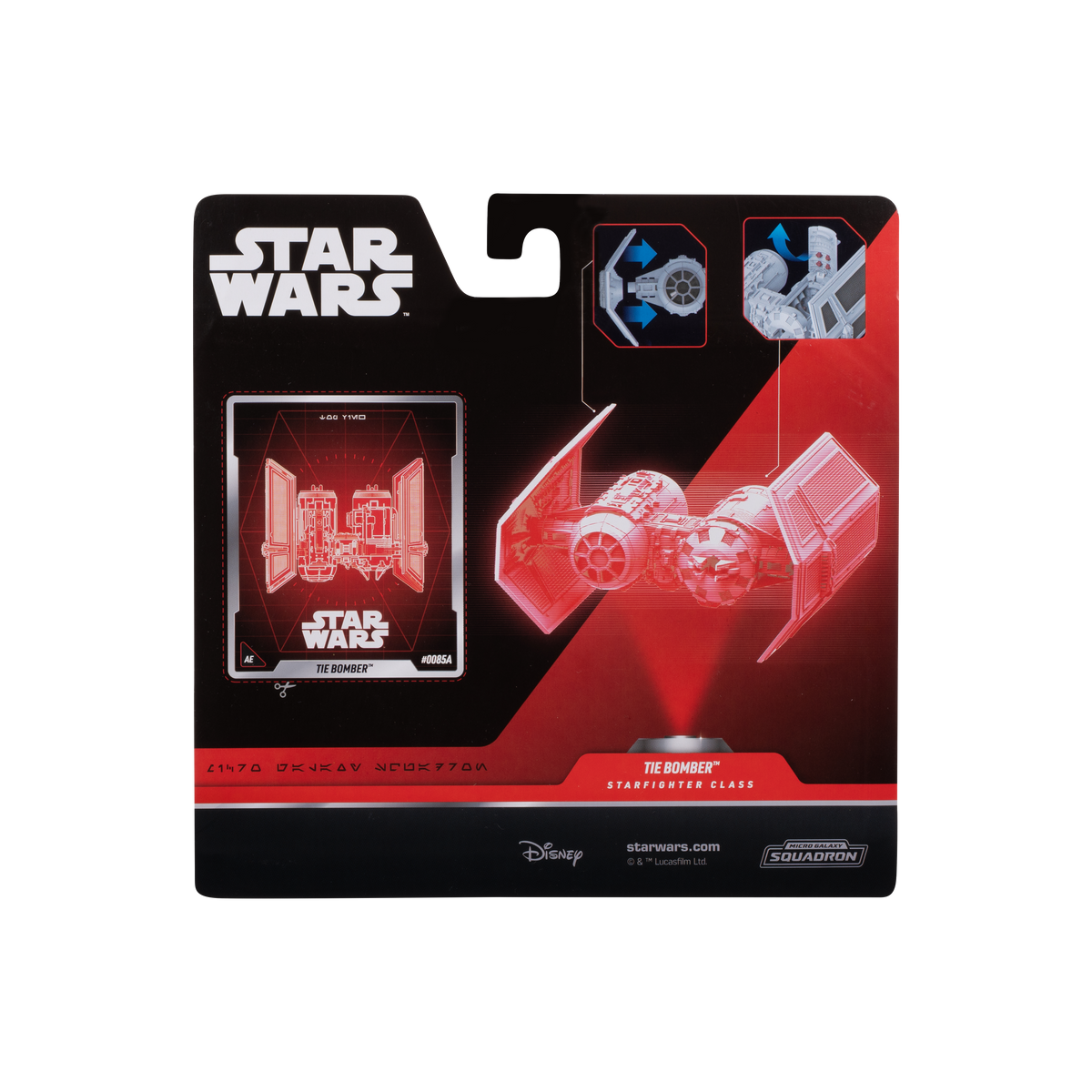 Star Wars Micro Galaxy Squadron TIE Bomber Armada Edition with TIE Pilot
