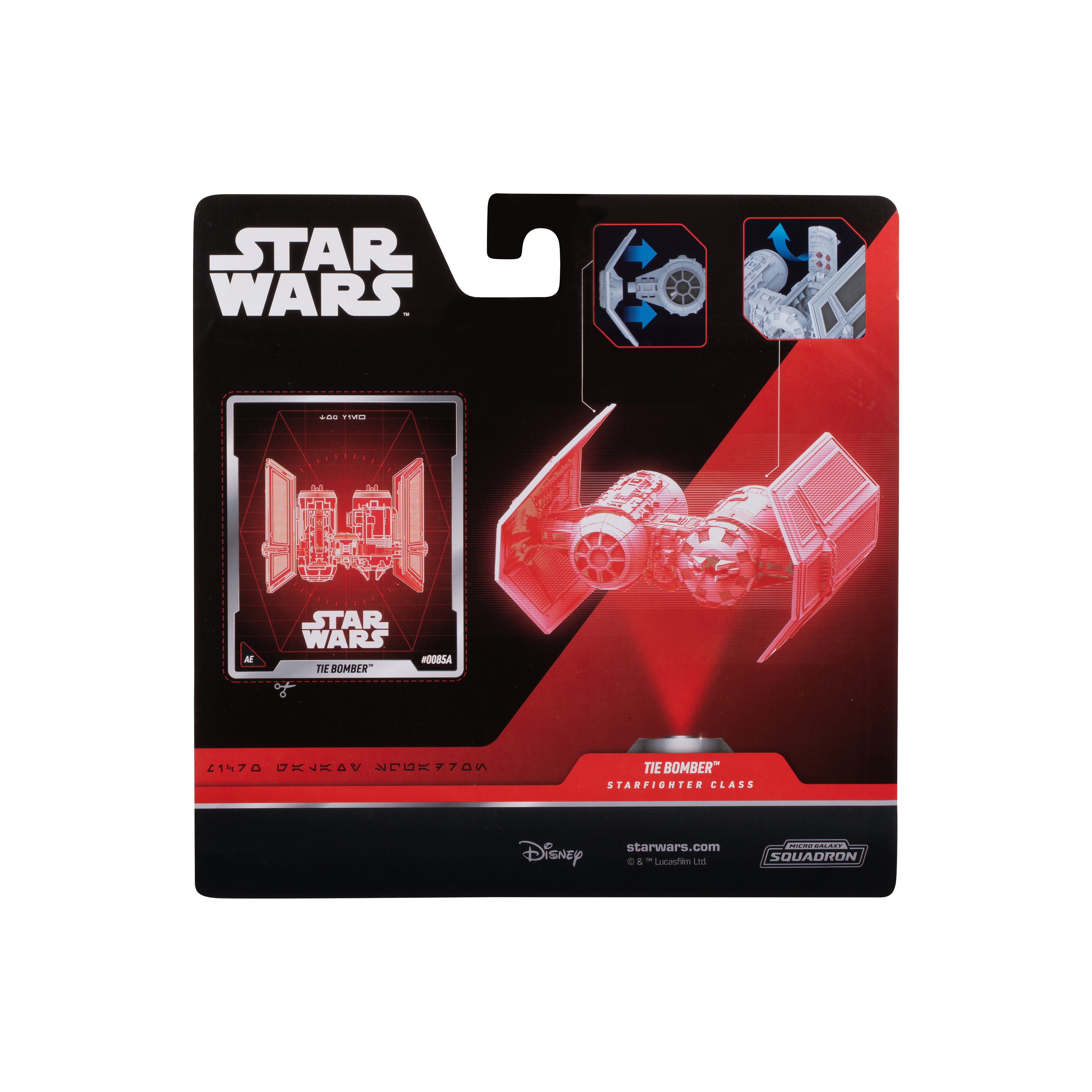 Star Wars Micro Galaxy Squadron TIE Bomber Armada Edition with TIE Pilot