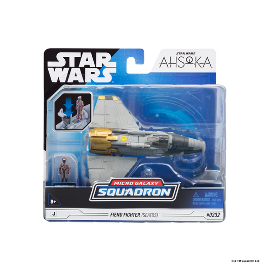 Star Wars Micro Galaxy Squadron Fiend Fighter with Star Navigator Guard