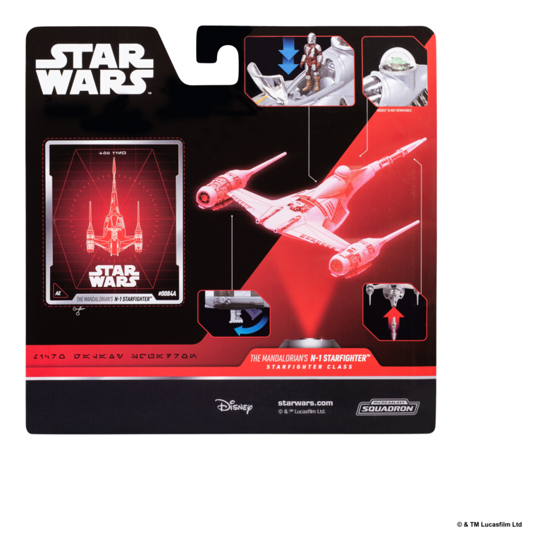 Star Wars Micro Galaxy Squadron The Mandalorian’s N-1 Starfighter Armada Edition