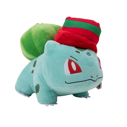 Pokémon Bulbasaur 8-Inch Plush with Striped Holiday Hat – 888%20PKW3377%20(5)