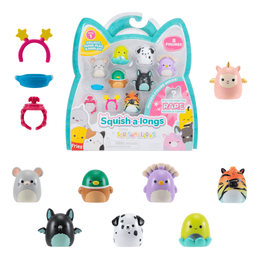 Squish-a-longs by Squishmallows - 8 Pack (Wave 1 Style 4)