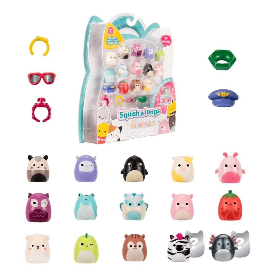 Squish-a-longs by Squishmallows - 14 Pack (Wave 1 Style 2)