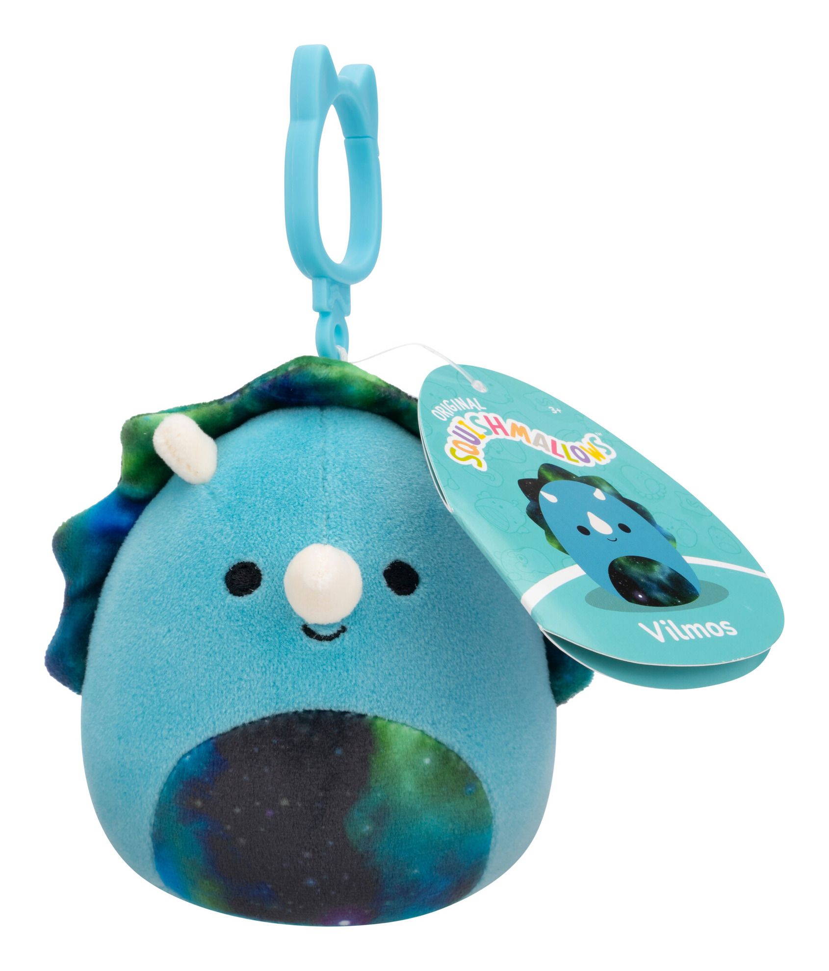 Squishmallow Kellytoy Plush 3.5" Clip On Keychain - Vilmos