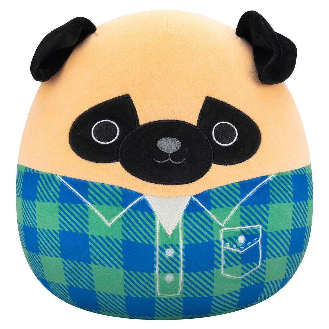 Squishmallows - 12in Prince the Brown Pug