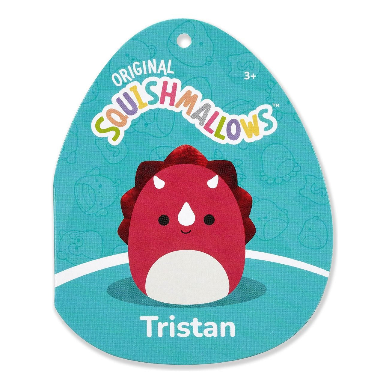 Squishmallows - 20in Tristan the Red Triceratops