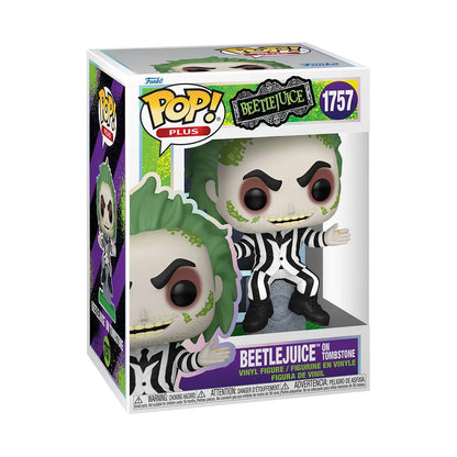 Funko Pop! Vinyl Plus Beetlejuice on Tombstone (Glow)