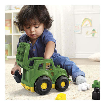 MEGA BLOKS John Deere Little Tractor Building Set