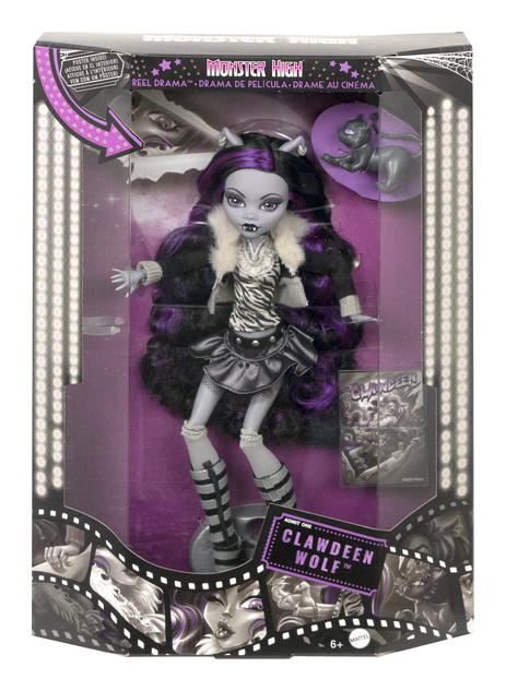** Monster High Reel Drama Clawdeen Doll