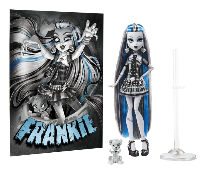 ** Monster High Reel Drama Frankie Doll