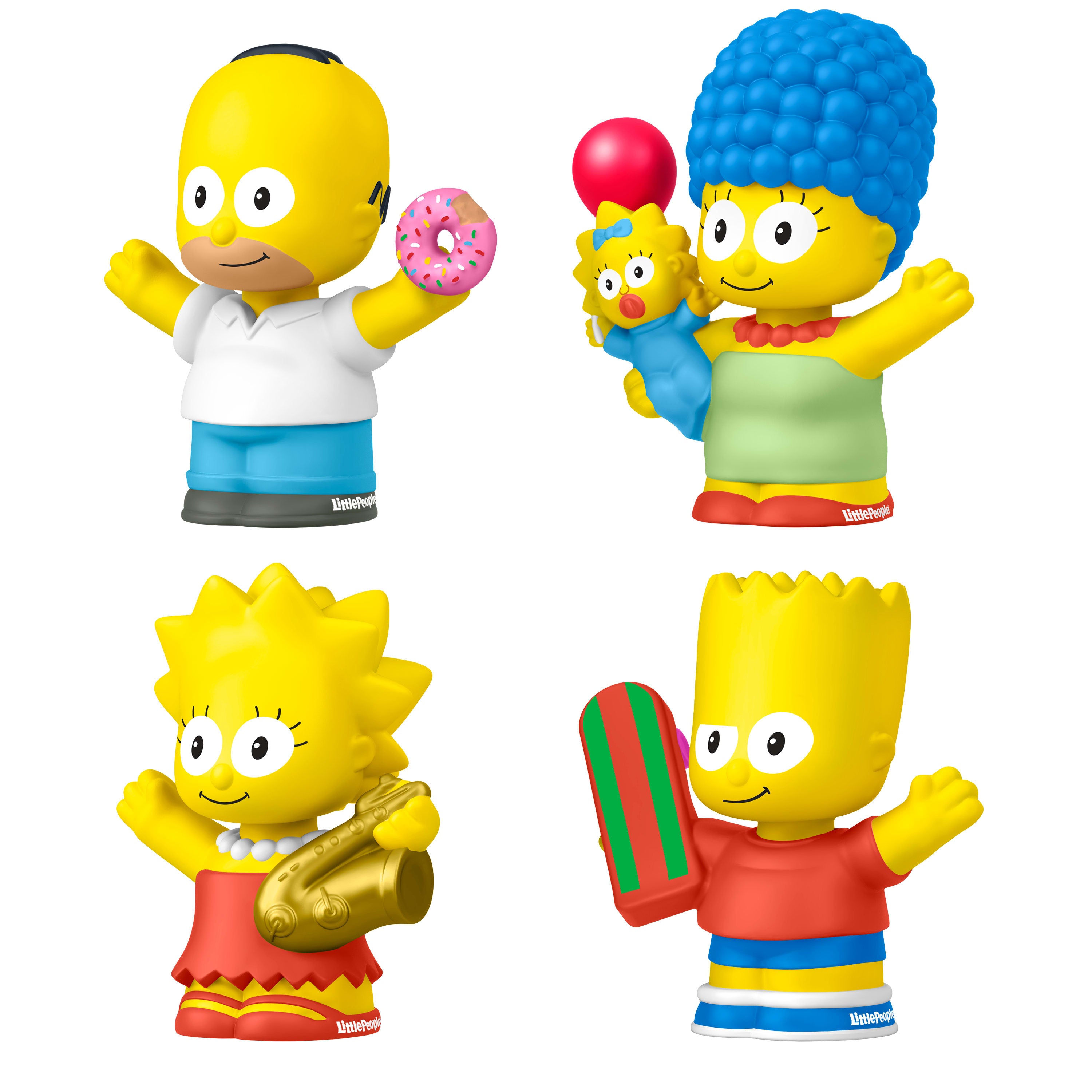 Fisher-Price Little People Collector The Simpsons 4-Figure Set