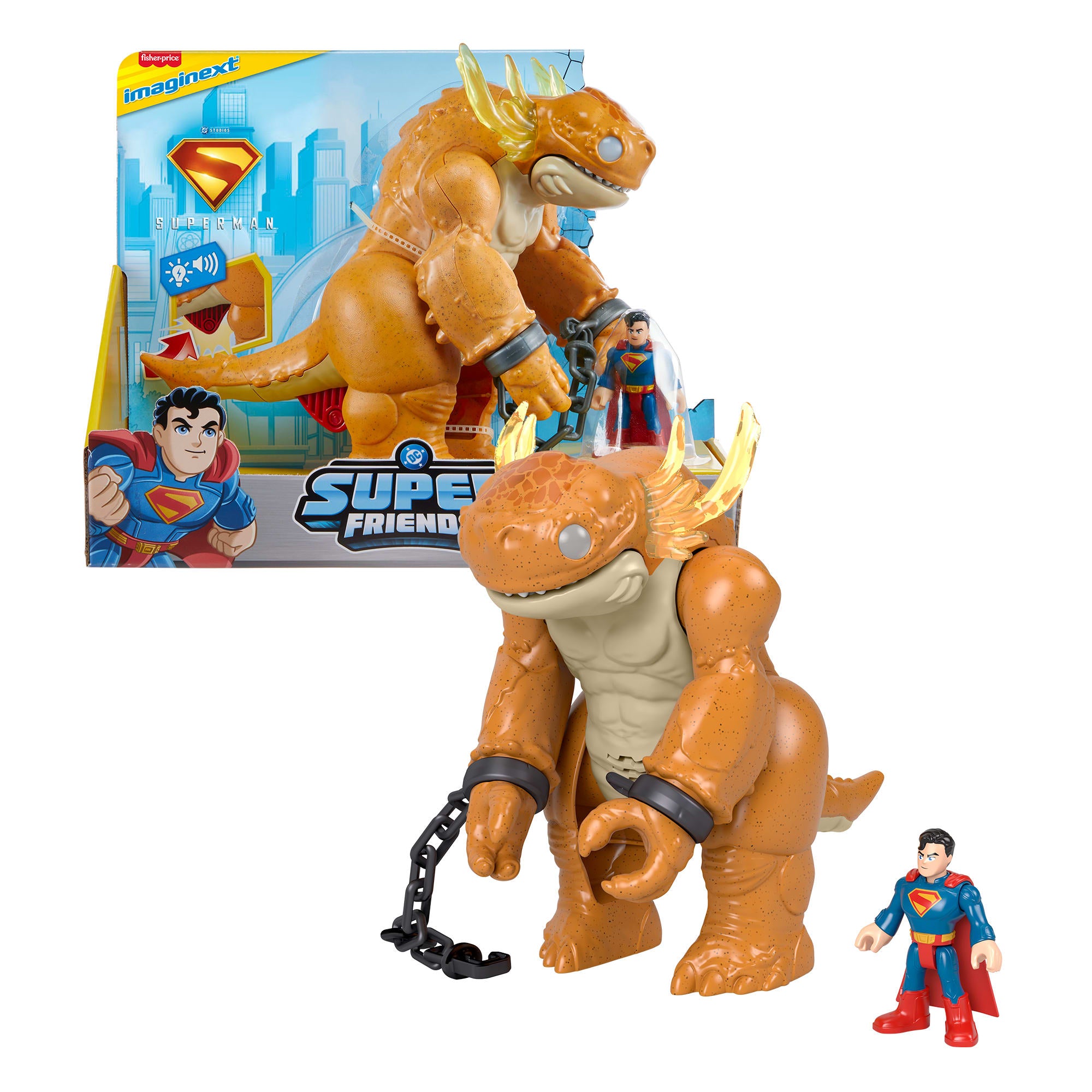 Fisher-Price Imaginext DC Super Friends Superman Kaiju Clash