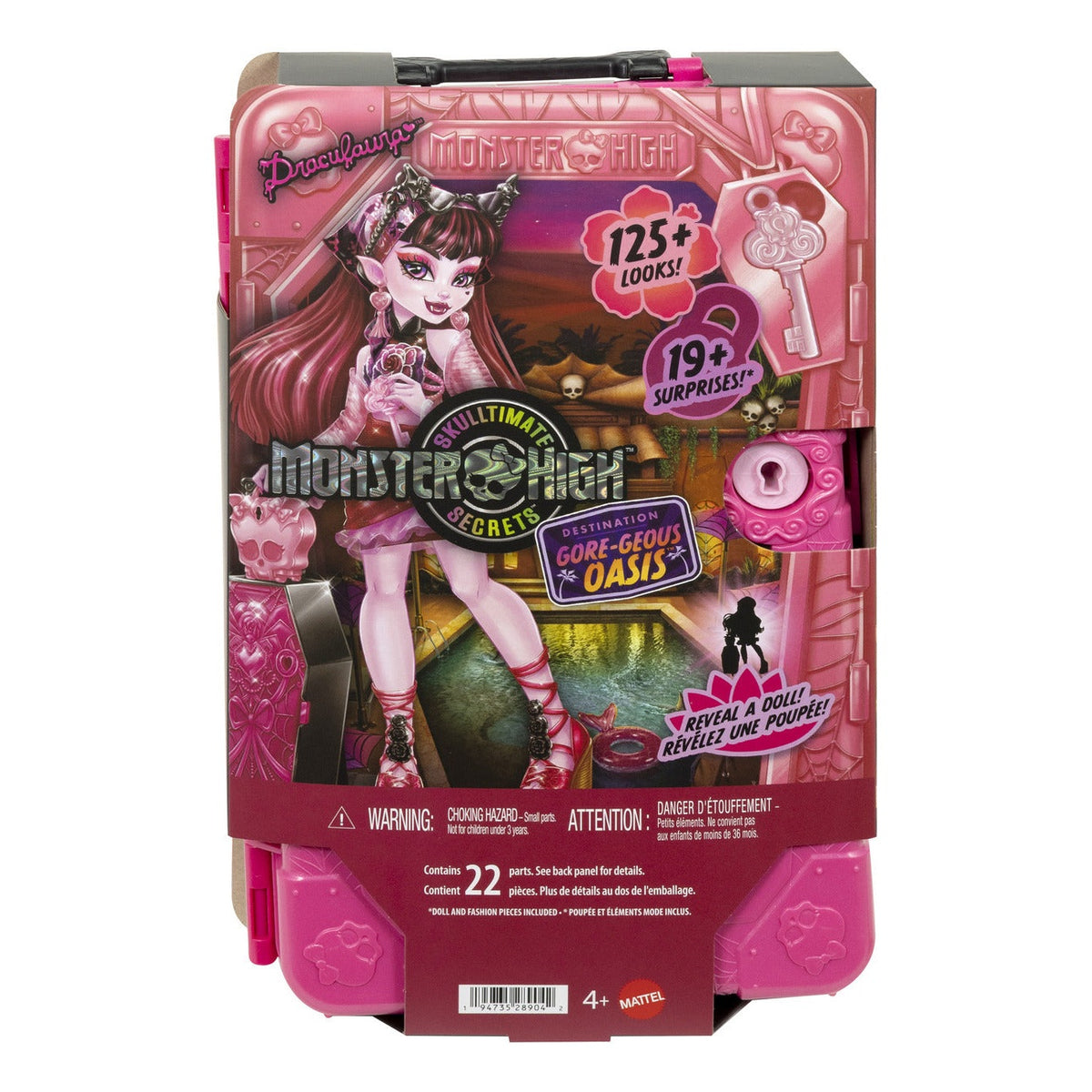 Monster High Skulltimate Secrets Gore-Geous Oasis Draculaura Doll and Playset