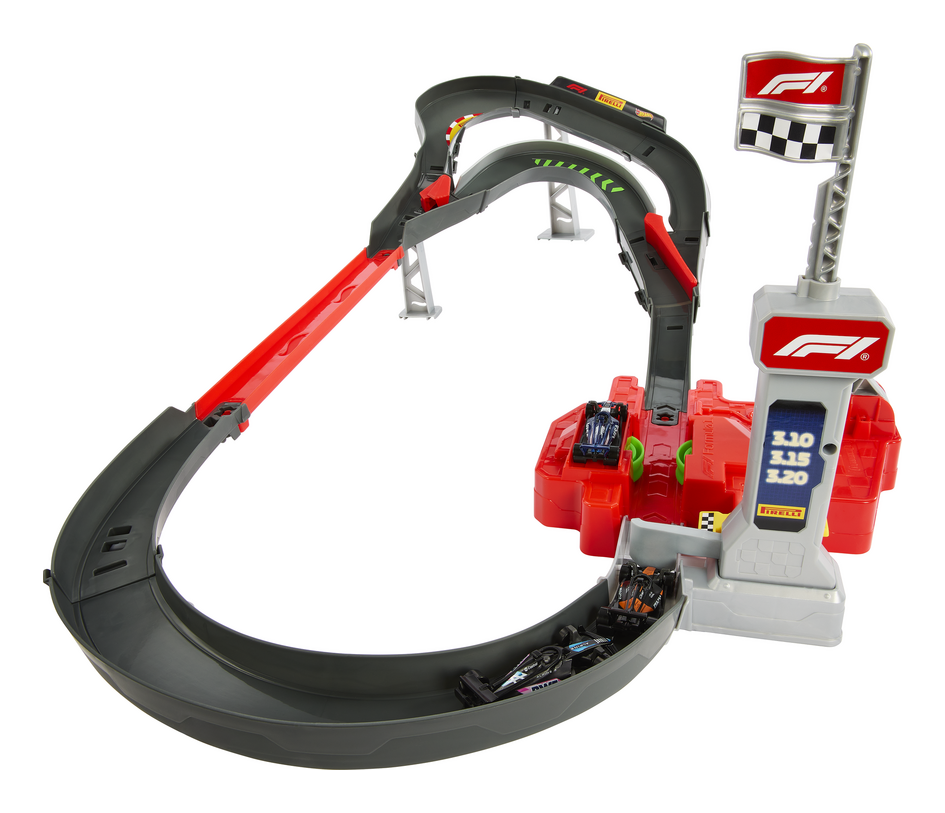 Hot Wheels Formula 1 Sprint Race Circuit Track Set with 3 Cars
