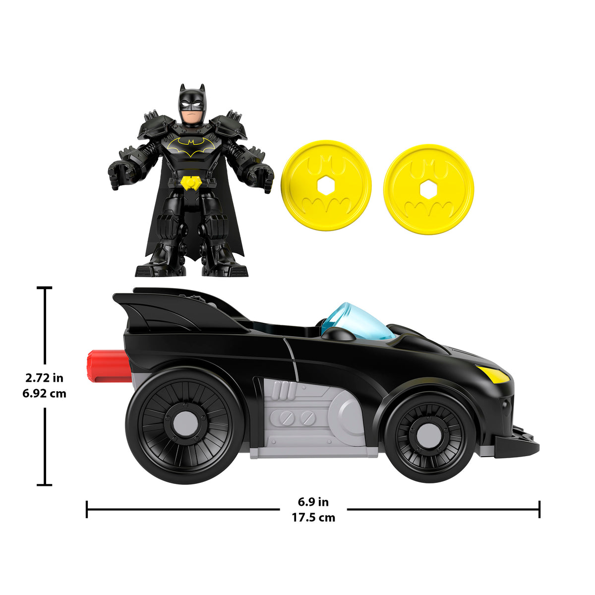 Imaginext DC Super Friends Deluxe Batmobile Vehicle