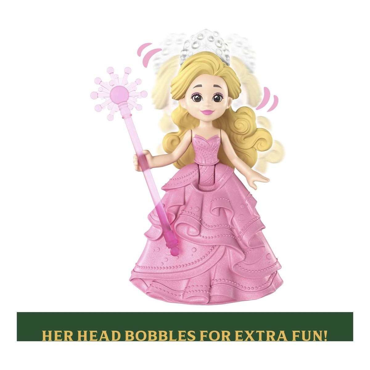 Wicked Glinda’s Floating Bubble Toy with Vehicle and Small Doll