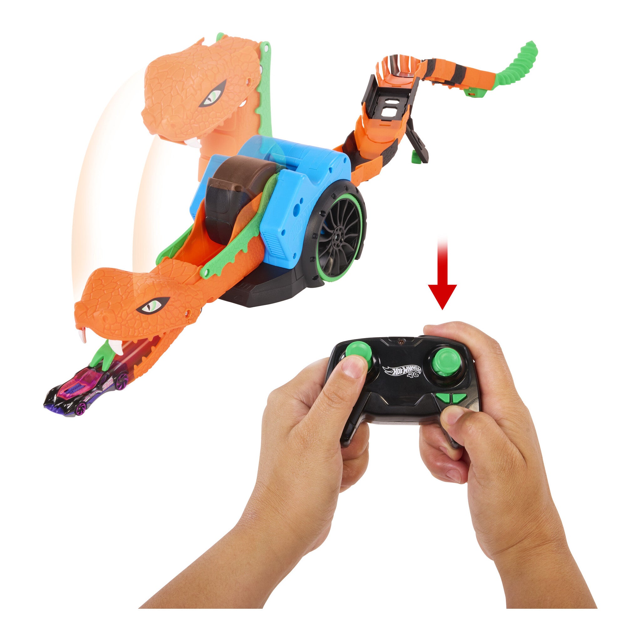 Hot Wheels Let’s Race Slither ’N Strike Remote-Control Snake