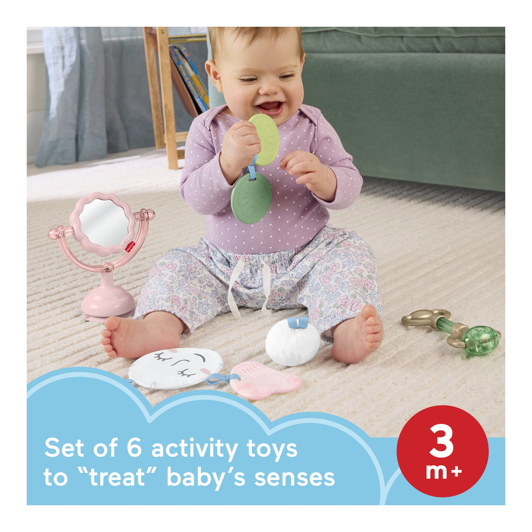 Fisher-Price Mini Me Moments Self-Care Sensory Gift Set