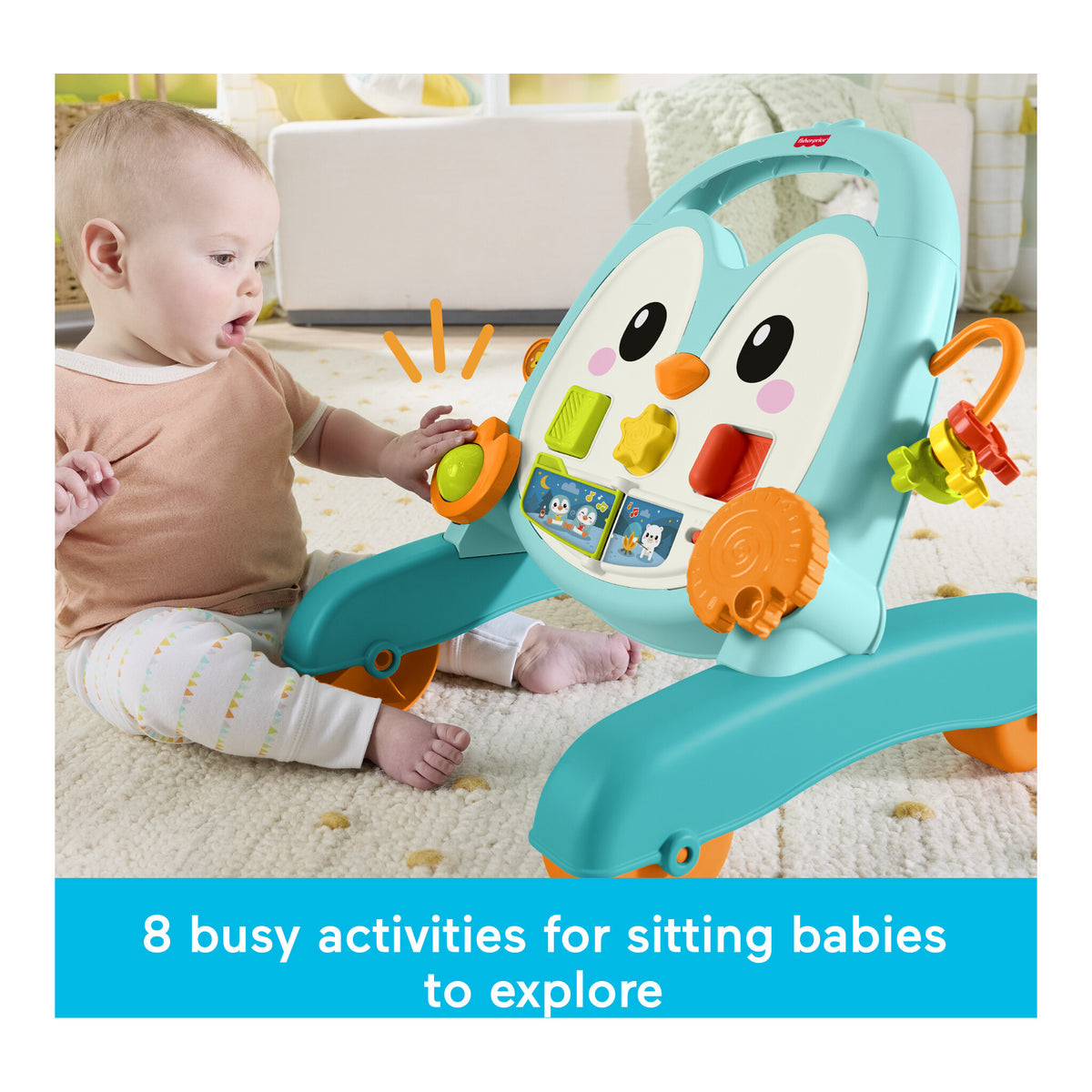 Fisher-Price 2-in-1 Musical Penguin Activity Walker